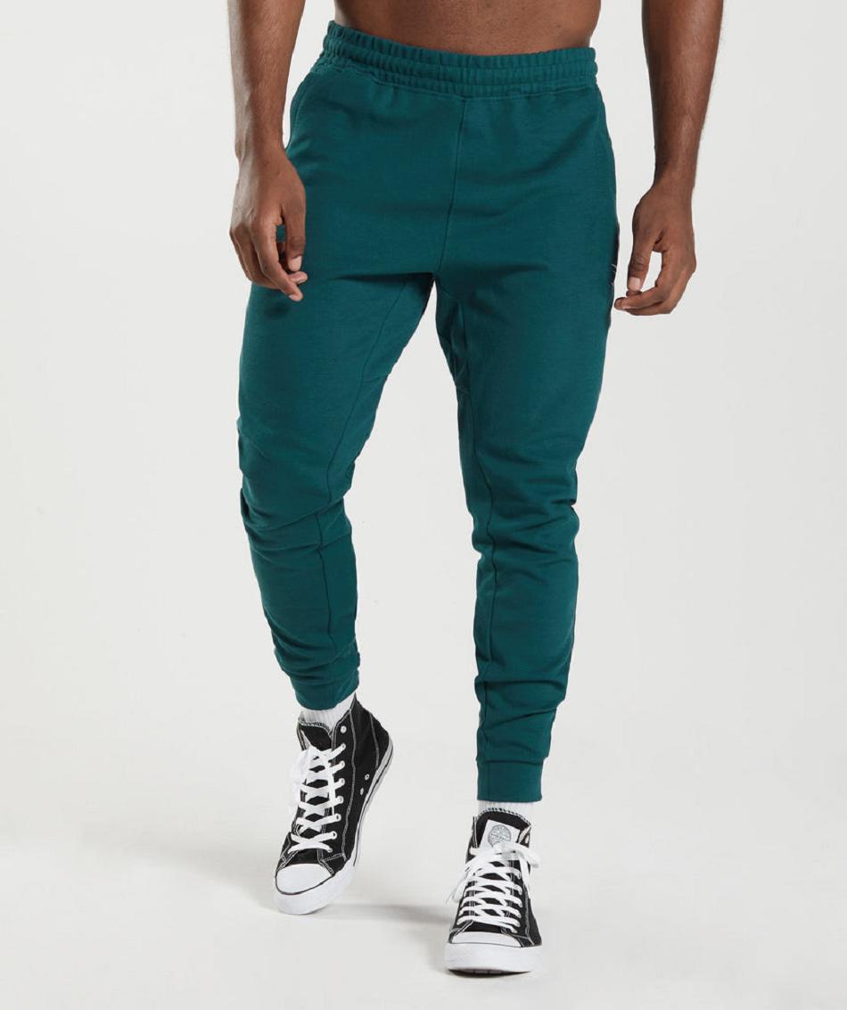 Pantalones Jogger Gymshark React Hombre Turquesa | CO 3751XYU